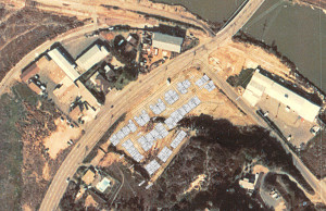 1973 Aerial Image of Site with 48-home Alternative Overlay